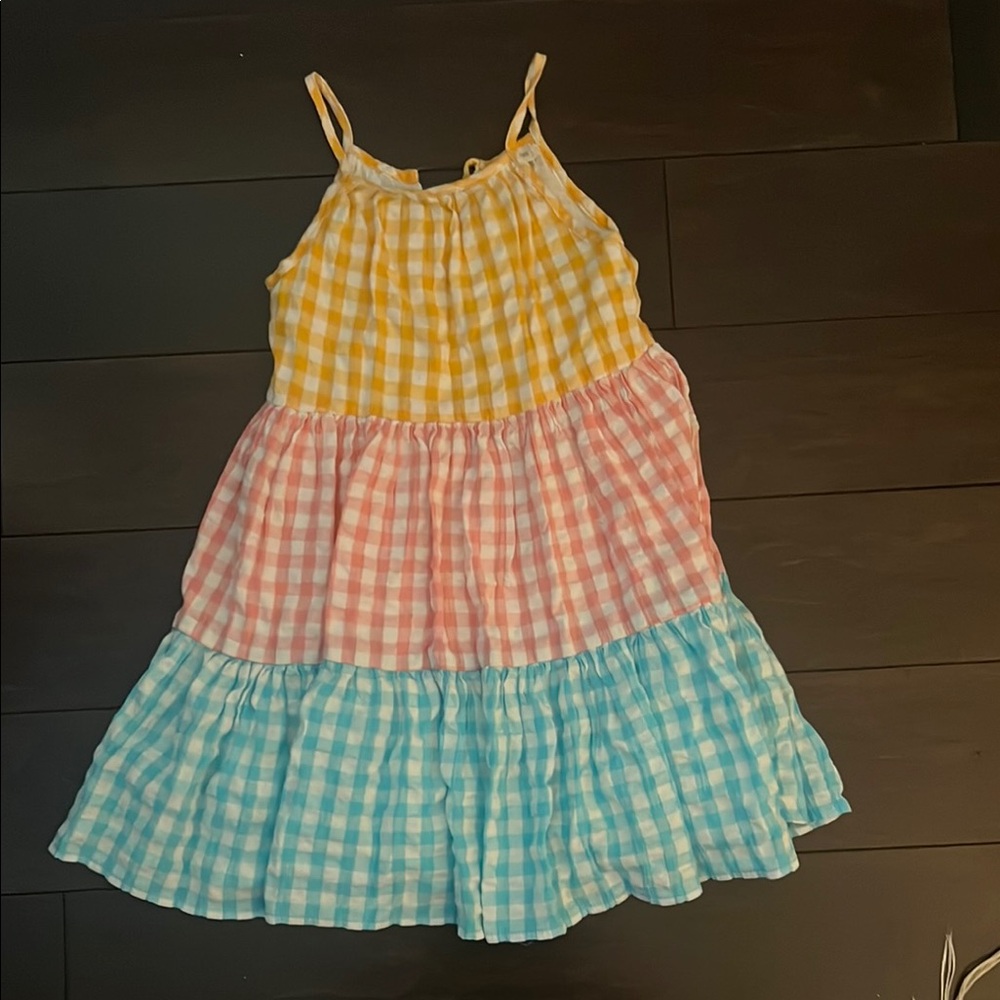 Tucker + Tate Yellow and Pink Tiered Sundress